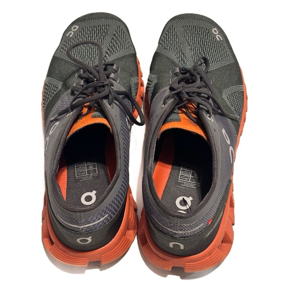 On Cloud X Running Shoes is Rust/Rock size 11 - Picture 5 of 9
